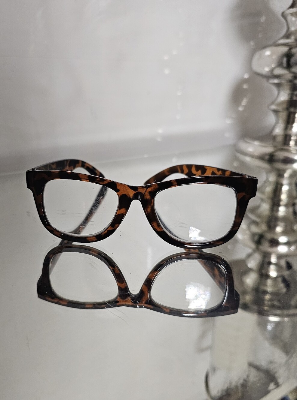 Betsey Johnson Tortoiseshell Pattern Eyeglass Temples - Black & Brown